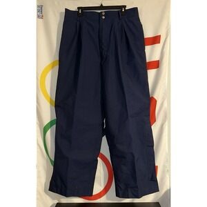 ZR Zero Restriction Gore Tex Pants Large Navy Blue Waterproof Golf Rain